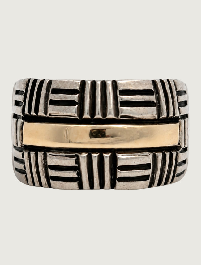 Herbert Begay SS/14KY Woven Ring