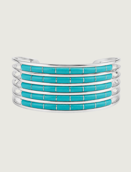 Ansom Wallace Sterling Silver Turquoise Bracelet