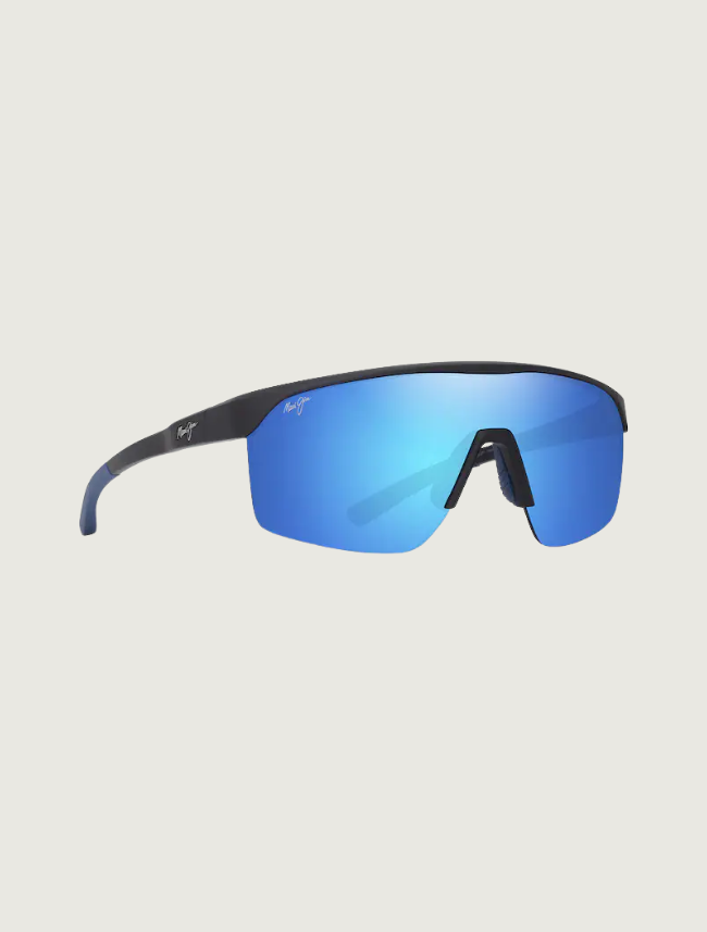 Maui Jim Pāluna in Matte Black / Blue Hawaii