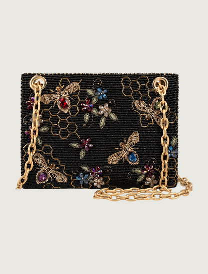 Mary Frances Haute Hive Bee Crossbody Handbag