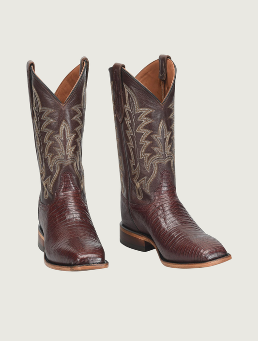 Justin Boots Men's Reposado 12" Lizard Cowboy Boots