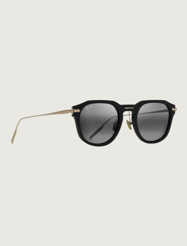 Maui Jim Alika in Neutral Grey / Black with Gold