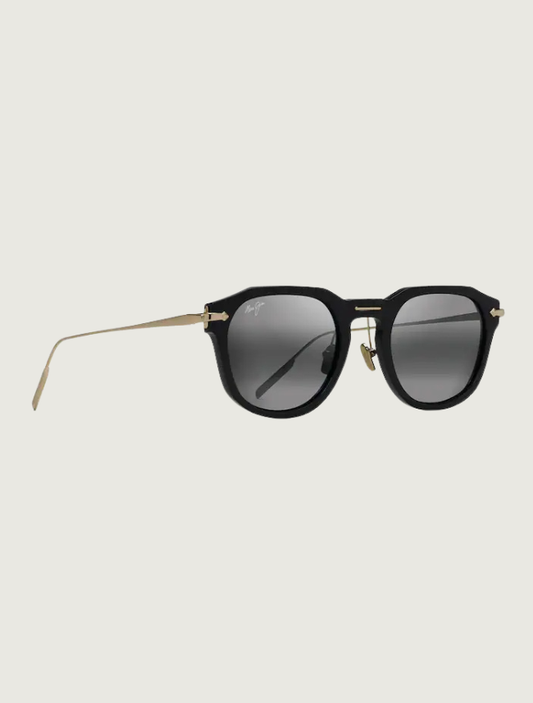 Maui Jim Alika in Neutral Grey / Black with Gold