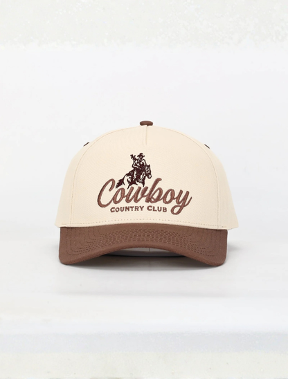 Cowboy Country Club Rodeo Golfer Hat in Brown