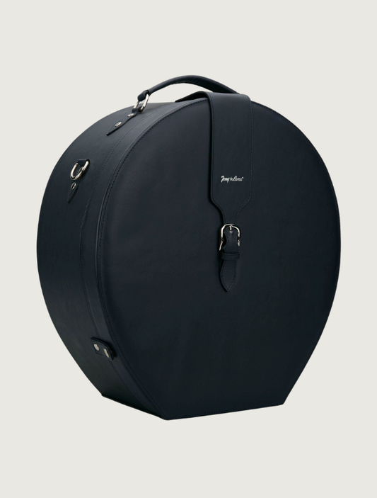 Tony Lama Navy Smooth Ostrich Hat Box