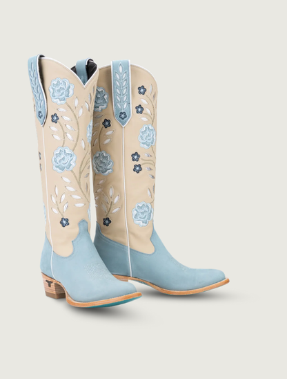 Lane Boots Kenzie Cowgirl Boots in Blueberry Buttermilk