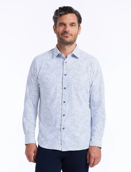Robert Graham Men's Montagu Long Sleeve Button Down Shirt