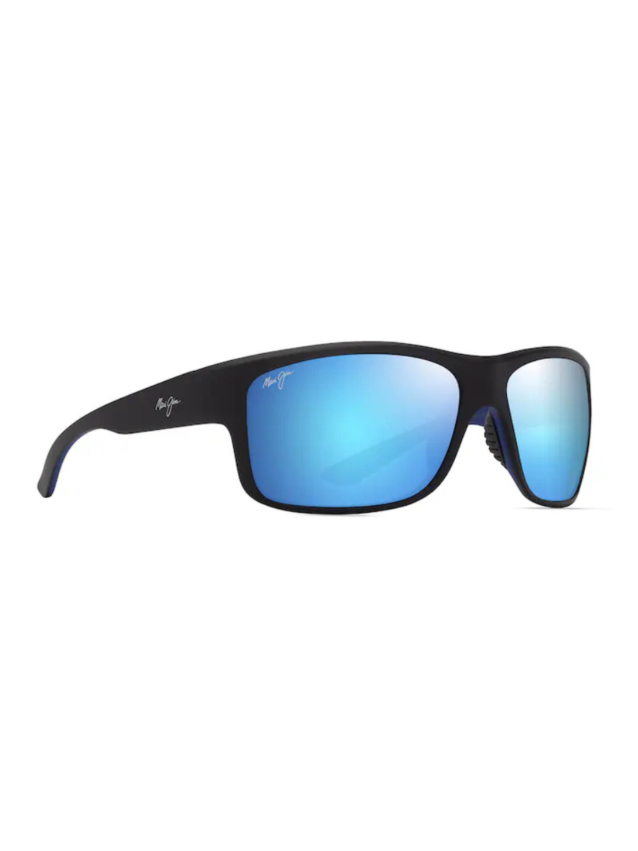 Maui Jim Southern Cross in Matte Black & Blue / Blue Hawaii