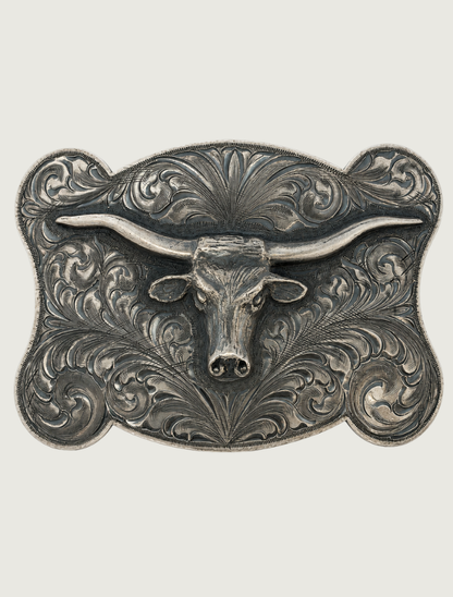 Clint Orms Webb 1801 Sterling Longhorn Trophy Buckle
