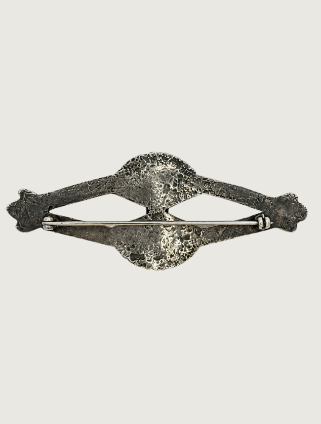 Sterling Silver Turquoise Brooch