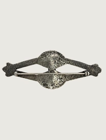 Sterling Silver Turquoise Brooch