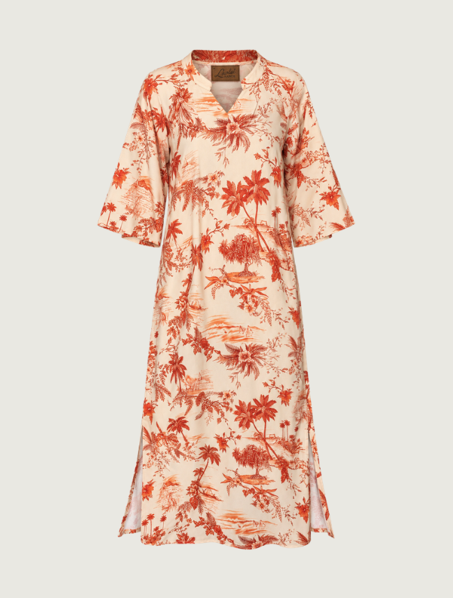 Lovlei Ranch Lauren Dress in Cowboy Paradise Coral