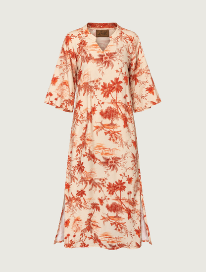 Lovlei Ranch Lauren Dress in Cowboy Paradise Coral