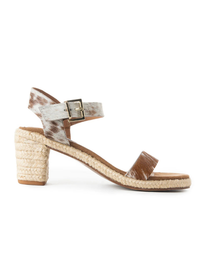 Myra Atomic Heels in Brown & White