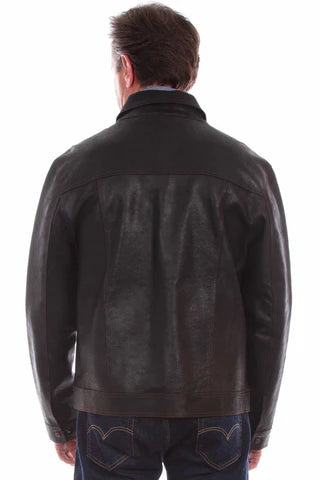 Vintage Black Leather Jacket