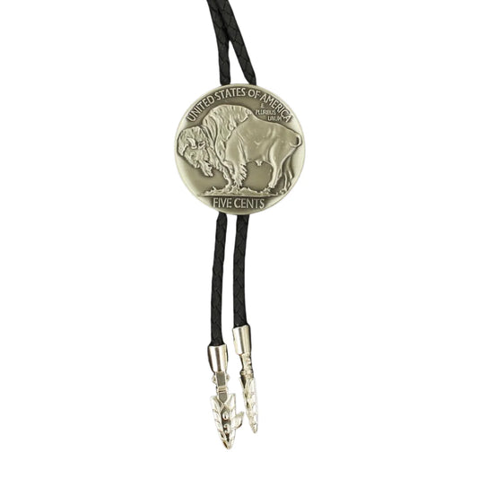 M&F Western Buffalo Nickel Bolo Tie