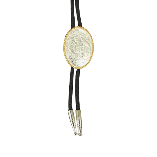 M&F Western Gold Trim Bolo Tie