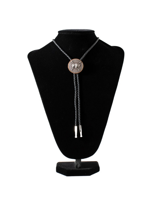M&F Western Buffalo & Arrows Bolo Tie