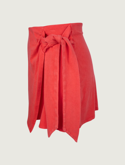 Z Supply Sora Mini Skirt in Red