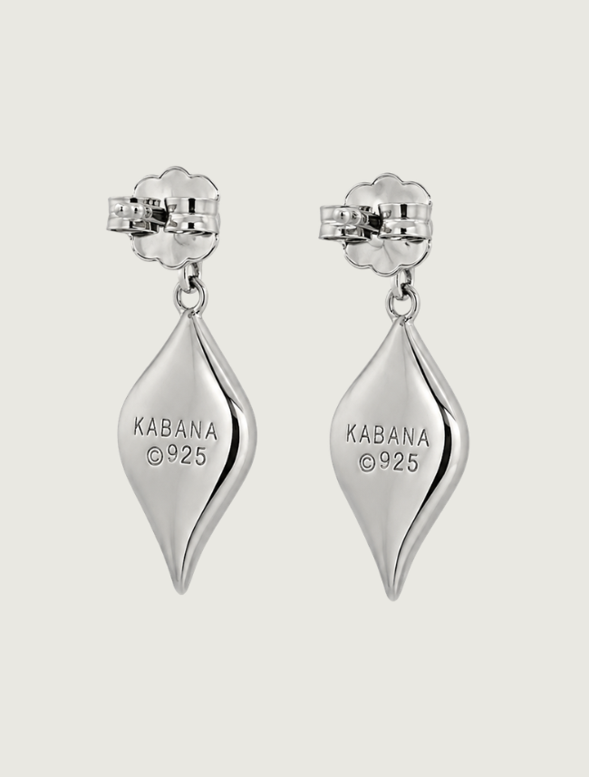 Kabana Sterling Silver & Onyx Earrings