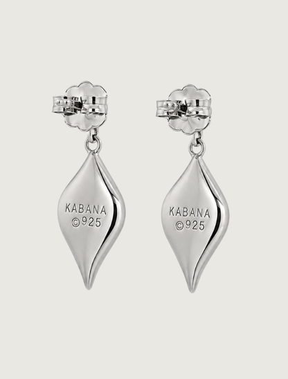 Kabana Sterling Silver & Onyx Earrings