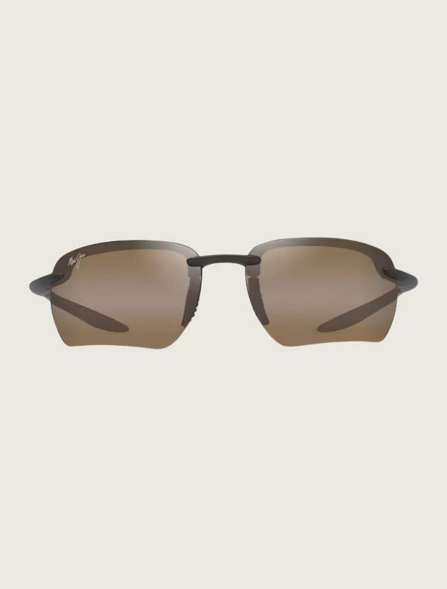Maui Jim Ho'okipa Ultra G sport sunglasses in Metal Matte Brown / HCL Bronze — front view