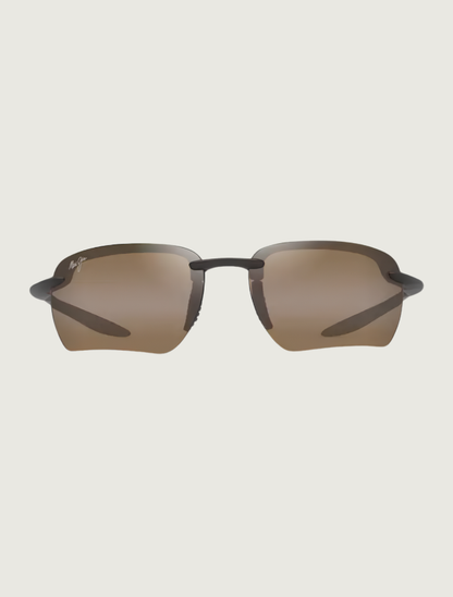 Maui Jim Ho'okipa Ultra G sport sunglasses in Metal Matte Brown / HCL Bronze — front view