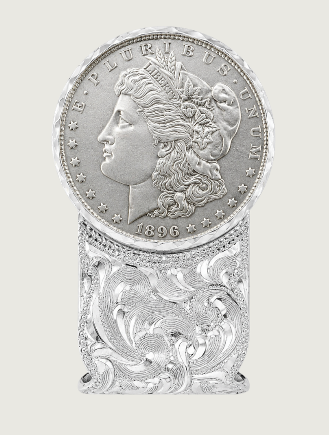 Sterling Silver Morgan Silver Dollar Money Clip
