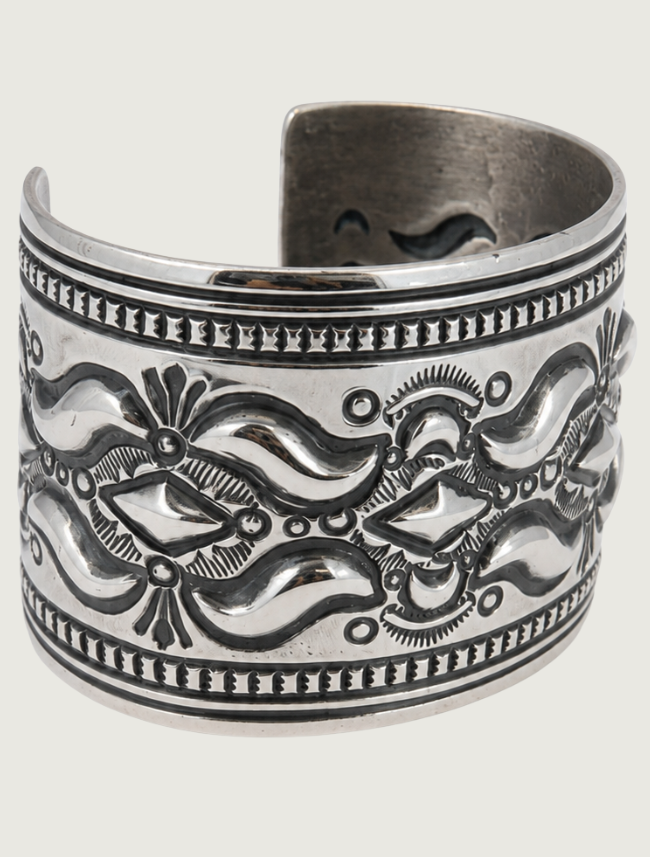 Darryl Becenti Sterling Silver Cuff Bracelet