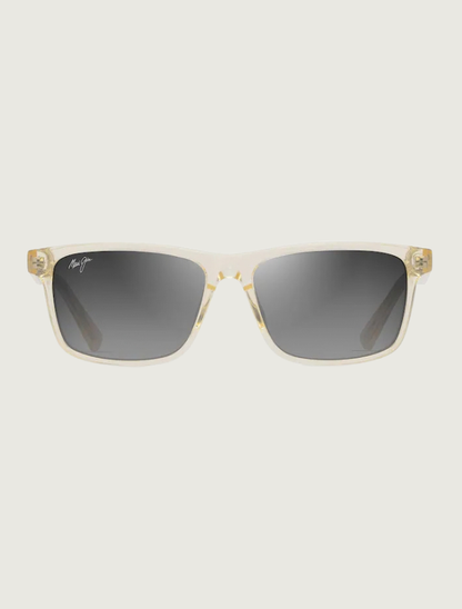 Maui Jim 'Okina in Neutral Grey / Shiny Transparent Light Yellow