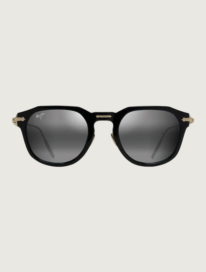 Maui Jim Alika in Neutral Grey / Black with Gold
