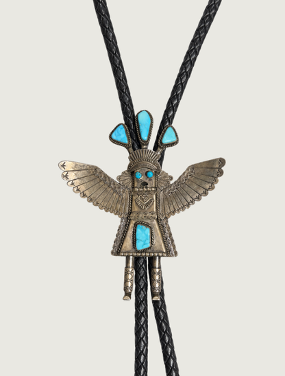 Sterling Silver Turquoise Bolo Tie
