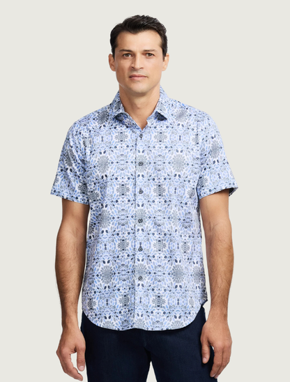Robert Graham Men's Amagansett Short Sleeve Button Down Shirt