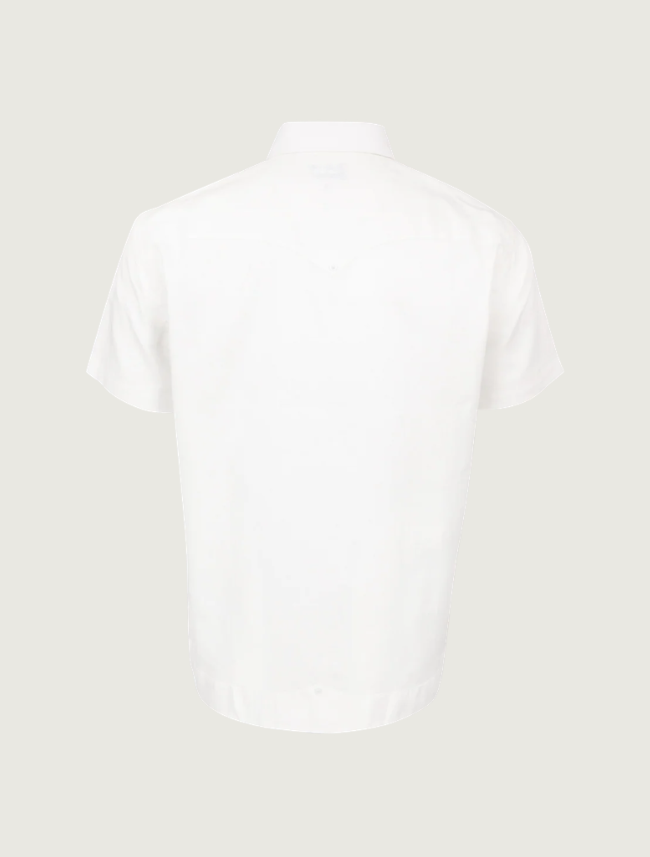 Texas Standard Tejas Guayabera in Ivory Cielo