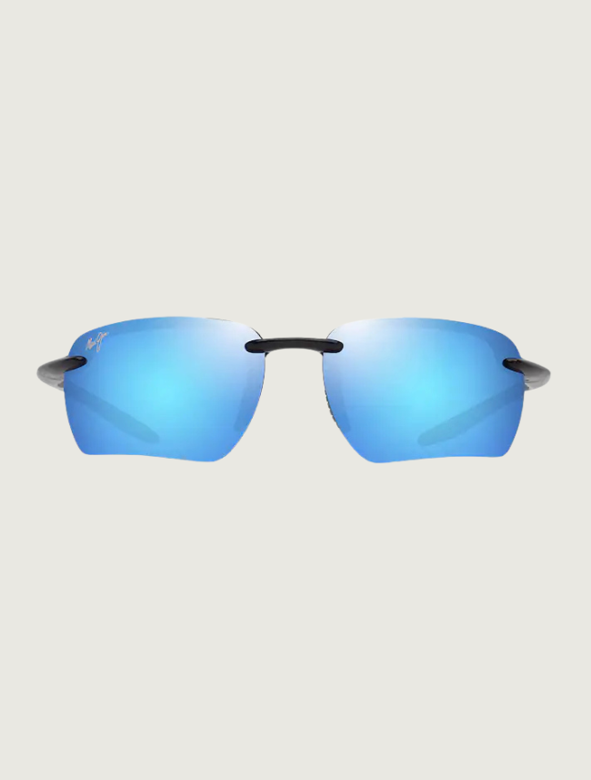 Maui Jim Ho'okipa Ultra G in Blue Hawaii / Shiny Black with Grey