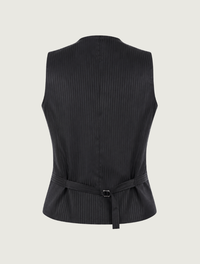 Scully Women's Black Paisley Vest