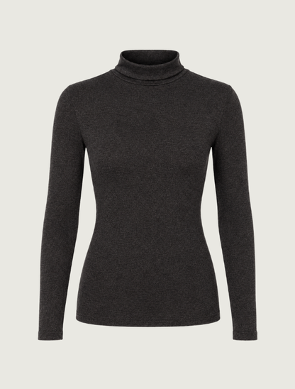 Rock & Roll Denim Women's Lurex Turtleneck Top