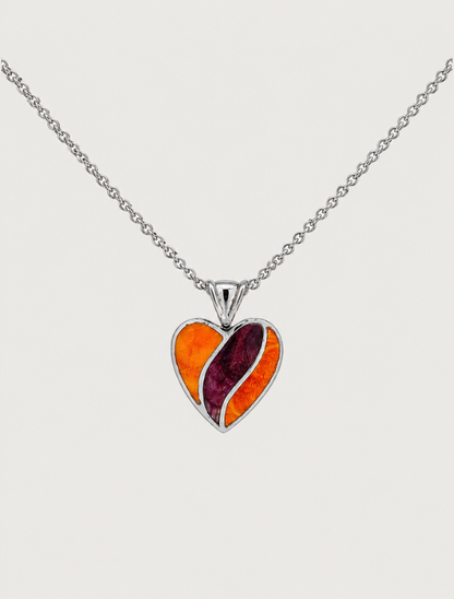 Kabana Sterling Silver Mixed Spiny Oyster Pendant