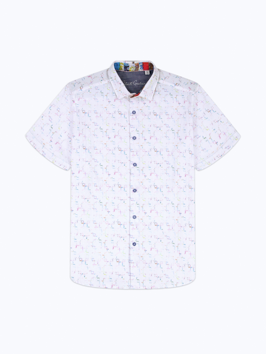 Robert Graham Kingshold Short Sleeve Button Down Shirt