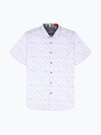 Robert Graham Kingshold Short Sleeve Button Down Shirt