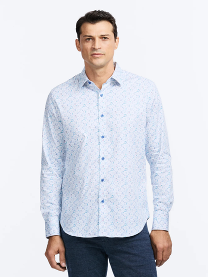 Robert Graham Bramston Long Sleeve Button-Front Shirt