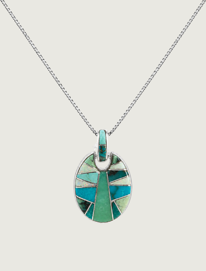 Silver Inlay Pendant