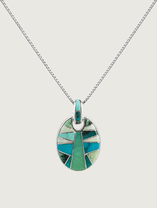 Silver Inlay Pendant