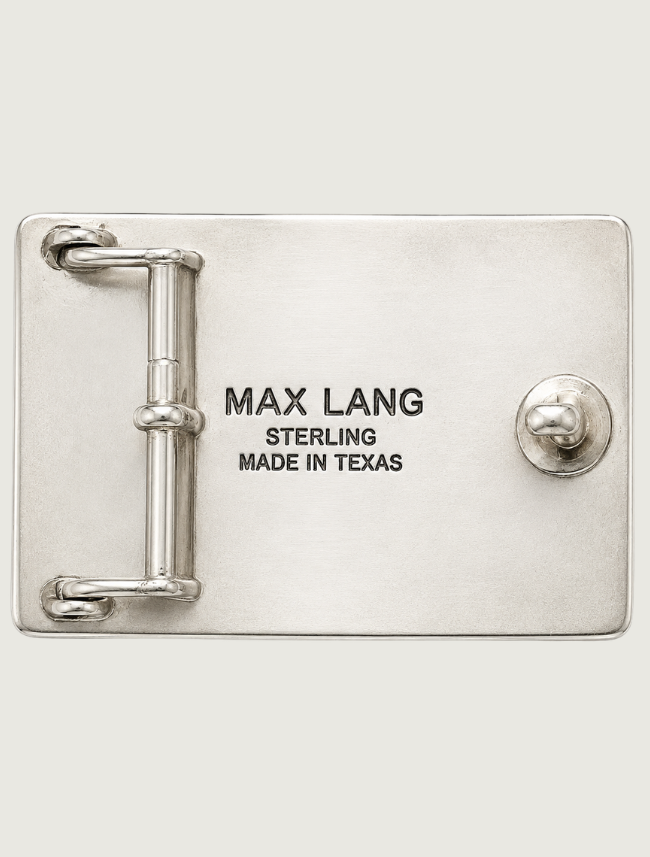 Max Lang Sterling Silver Chief Belt Buckle