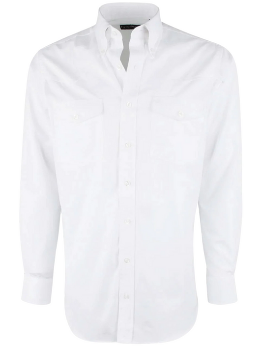 Pinto Ranch YY Collection Pinpoint Button-Front Shirt