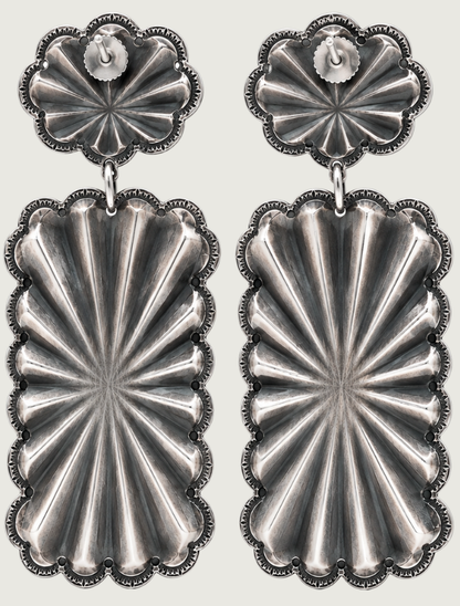 Glenn Livingston Sterling Silver & Turquoise Earrings