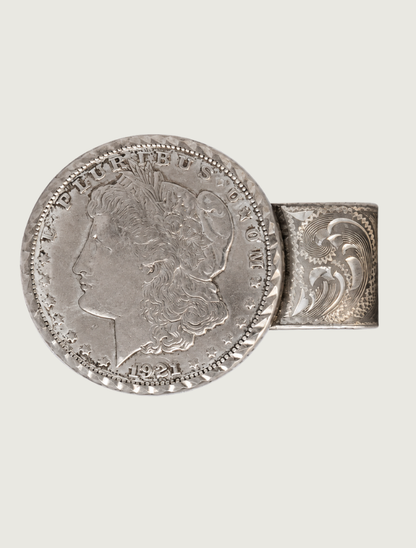 Sterling Silver Morgan Silver Dollar Money Clip