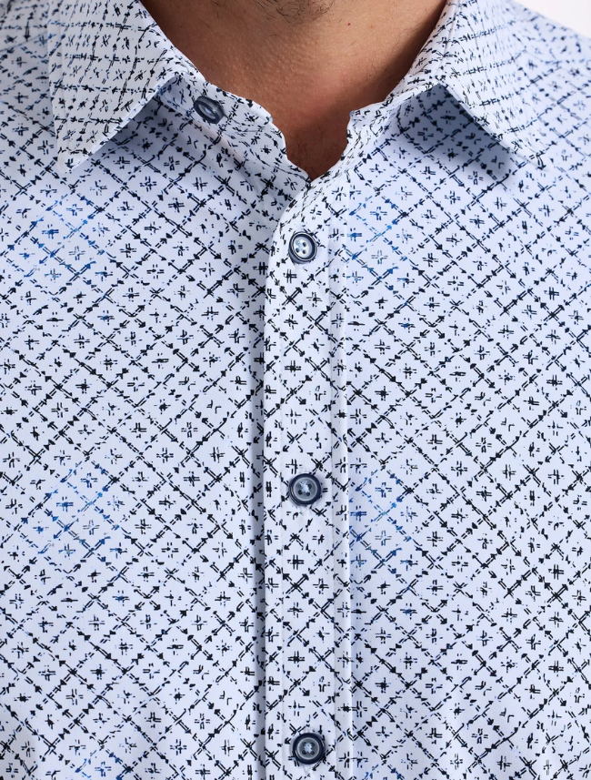 Robert Graham Men's Montagu Long Sleeve Button Down Shirt