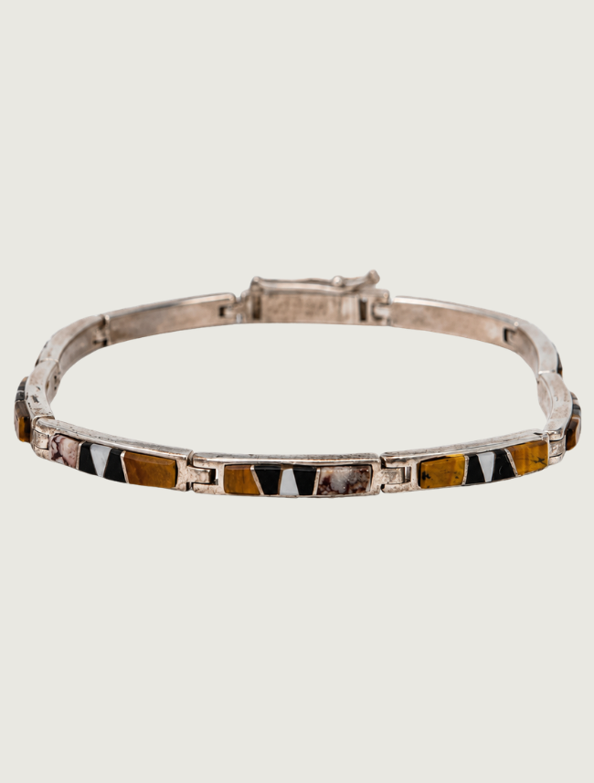 Elaine Sherman SS Long Tiny Rec. Link Bracelet