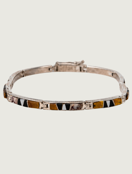 Elaine Sherman SS Long Tiny Rec. Link Bracelet